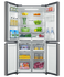 Quad Door Refrigerator Freezer, 83cm, 508L, Water gallery image 3.0