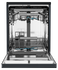 600 Series Freestanding Dishwasher, Steam, DualPower Spray Arm gallery image 5.0