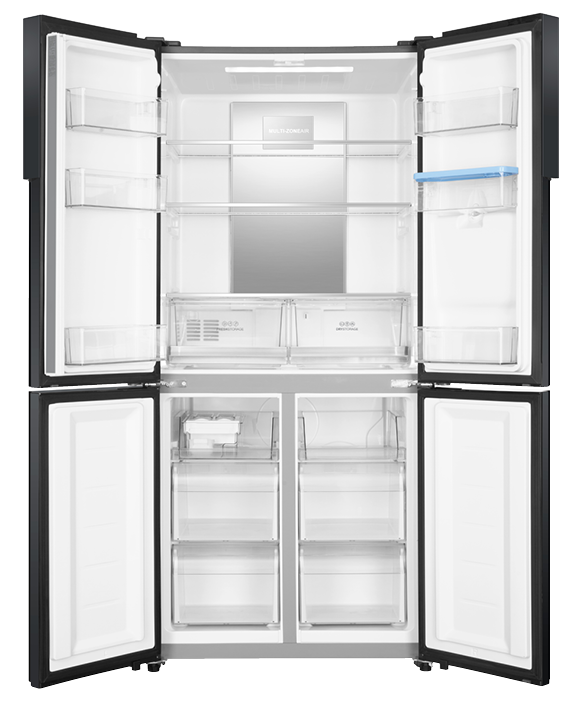 Quad Door Refrigerator Freezer 84cm 565l Water Haier Australia