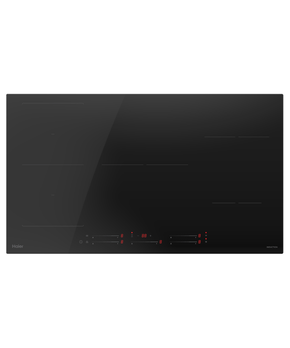 90cm 500 Series Induction Cooktop, 5 Zone, Flexi Zone, pdp