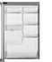Refrigerator Freezer, 70cm, 417L, Water, Bottom Freezer gallery image 2.0