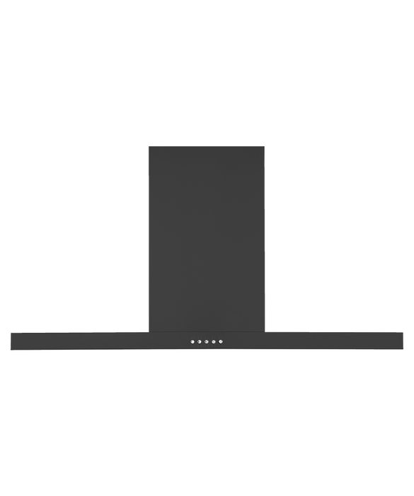 Black range hood outlet 90cm