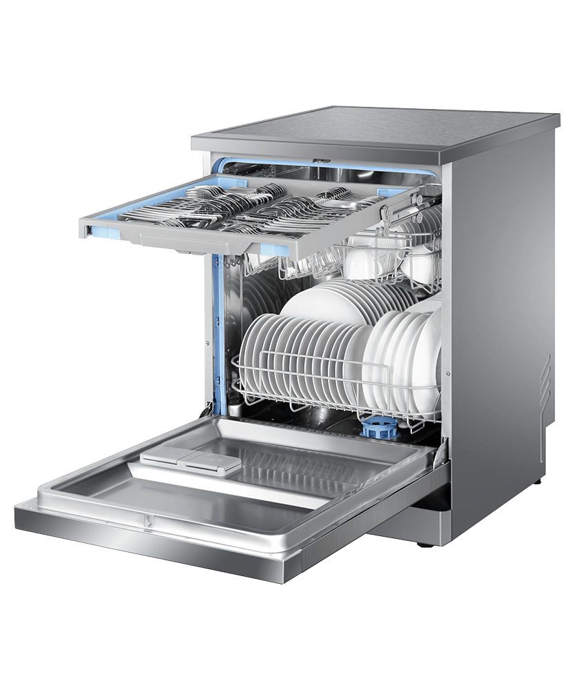 haier stainless steel freestanding dishwasher