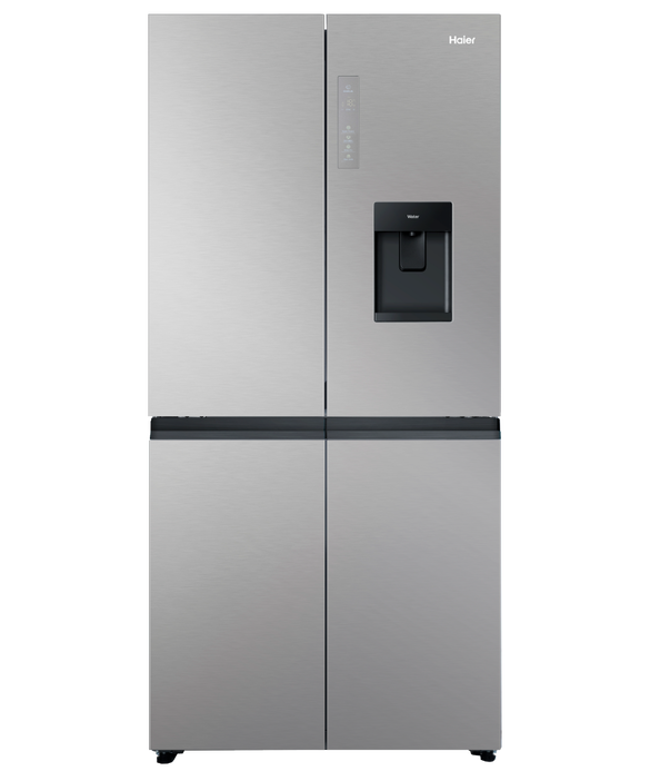 Quad Door Refrigerator Freezer, 84cm, 508L, Ice & Water, pdp