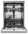 600 Series Freestanding Dishwasher, Steam, DualPower Spray Arm gallery image 5.0