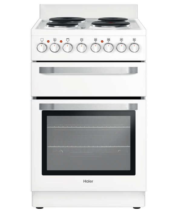 54cm 300 Series Freestanding Cooker, Solid Hotplate, Grill Oven, pdp