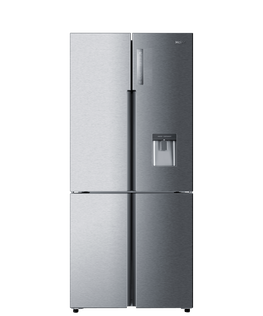 Quad Door Refrigerator Freezer, 84cm, 519L, Water