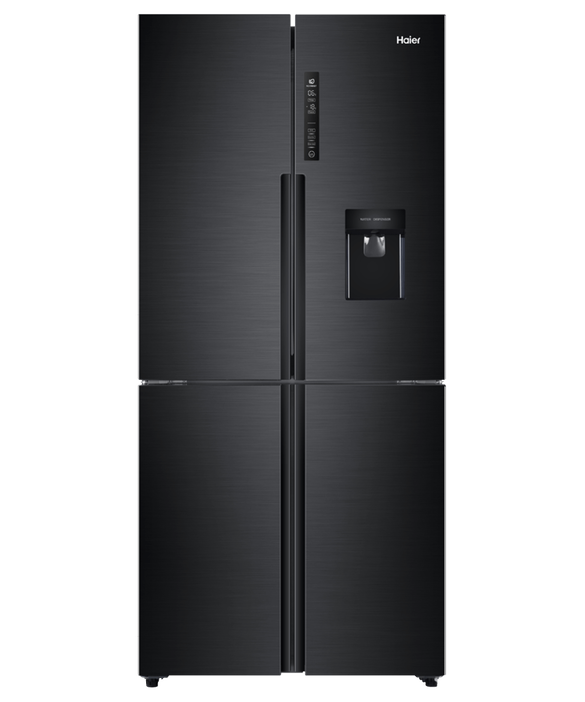 Quad Door Refrigerator Freezer, 84cm, 463L, Water, pdp