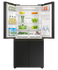 508L 600 Series Quad Door Refrigerator Freezer, Water gallery image 4.0
