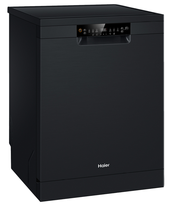 Haier black dishwasher best sale