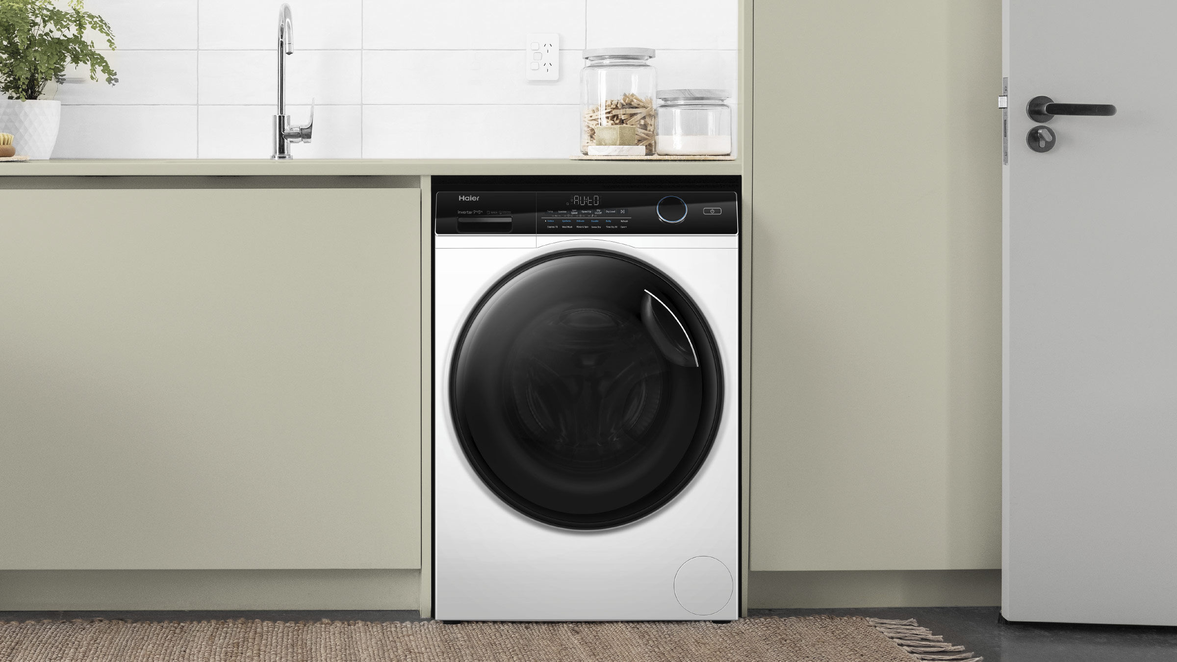 Haier washer dryer 10kg top