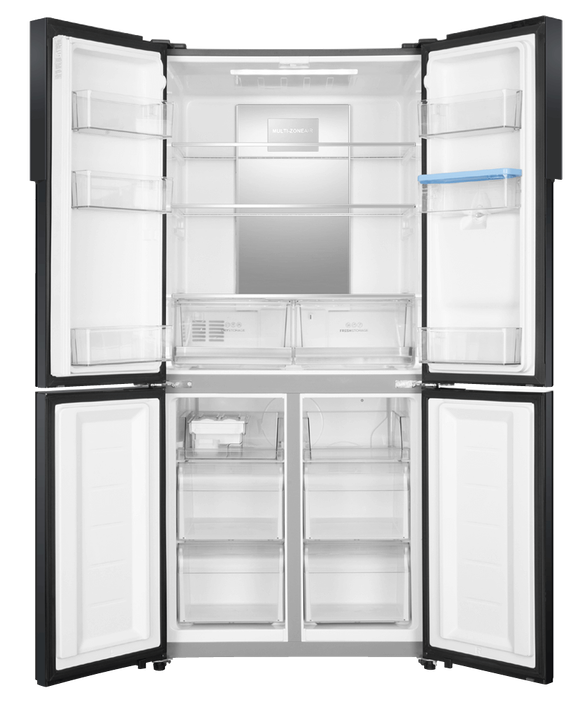 Quad Door Refrigerator Freezer 84cm 514l Water Haier Australia