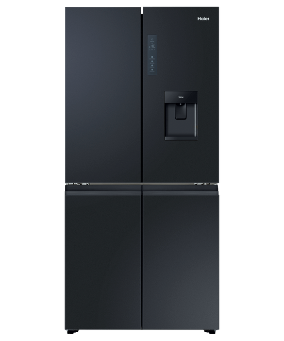 Quad Door Refrigerator Freezer, 83cm, 507L, Ice & Water, pdp
