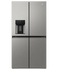 Quad Door Refrigerator Freezer, 91cm, 601L, Ice & Water Dispenser gallery image 1.0