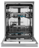 600 Series Freestanding Dishwasher, Steam, DualPower Spray Arm gallery image 2.0