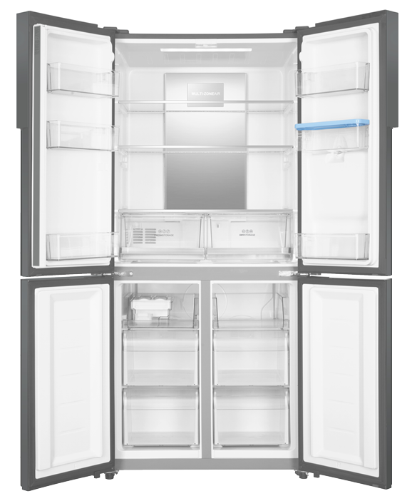 Quad Door Refrigerator Freezer 84cm 466l Water Haier Australia
