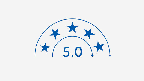 Up to 5-star energy rating