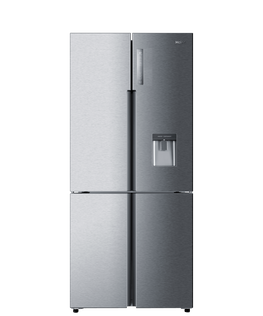 Quad Door Refrigerator Freezer, 84cm, 463L, Water