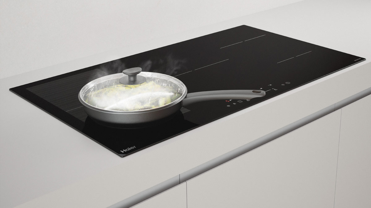 Induction Cooktop, 90cm, 5 Zones with Flexi Zone Haier Australia