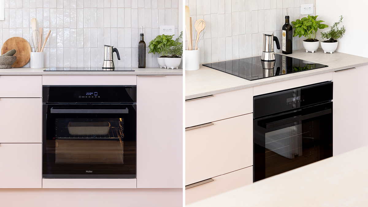 Different angles of the featured oven