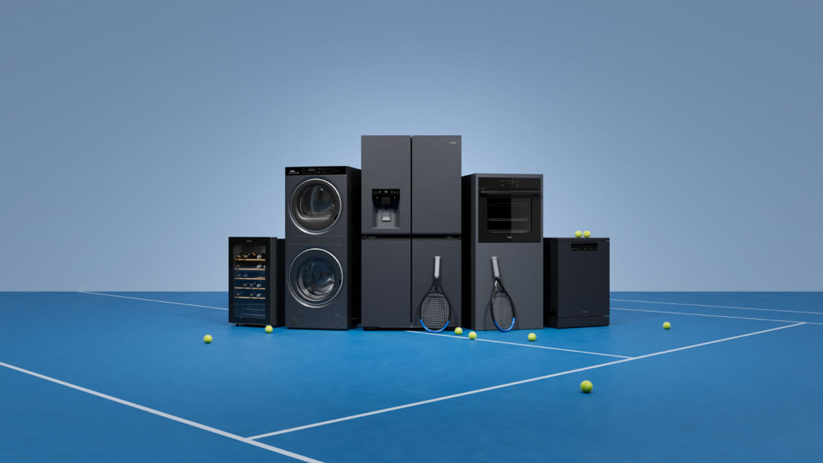 Haier appliances with tennis theme for Australia open
