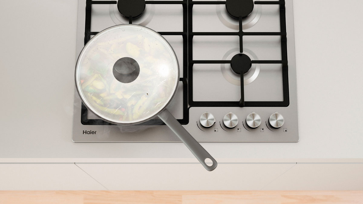 Gas on Steel Cooktop, 60cm Haier Australia