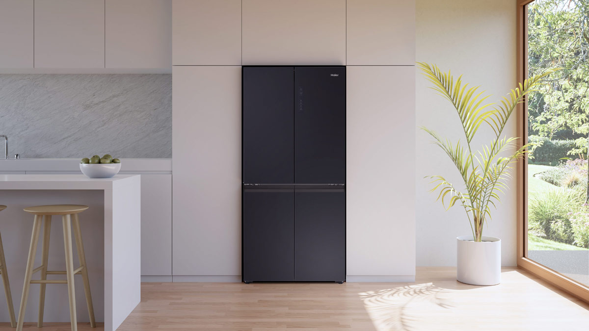 Quad Door Refrigerator Freezer, 83cm, 463L Haier Australia